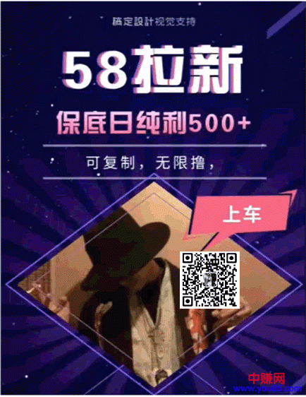 图片[2]-（949期）58拉新项目，每天6-8小时 保底500元收益，可无限复制【视频+工具+文档】 - 副业心选-副业心选