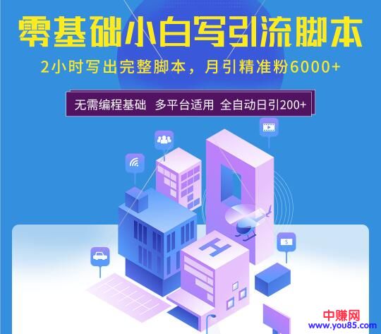图片[3]-（980期）0基础小白写引流脚本，2小时写出完整脚本，月引精准粉6000+全自动(全套课程) - 副业心选-副业心选