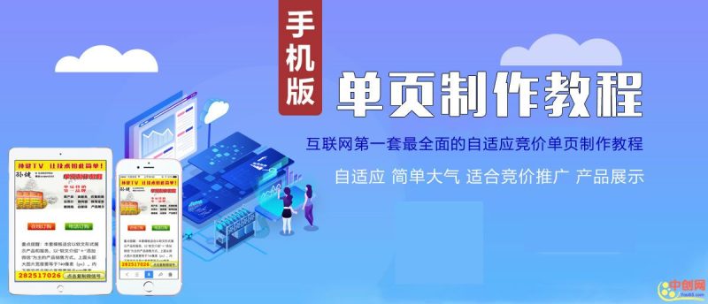 (1027期)单页网站制作,单页优化及推广技术教程(操作项目必备)-副业心选