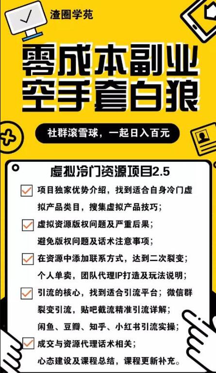 图片[2]-（1185期）虚拟冷门资源项目2.5（冷门&代理玩法） 精准引流实操日赚1000+(更新中) - 副业心选-副业心选