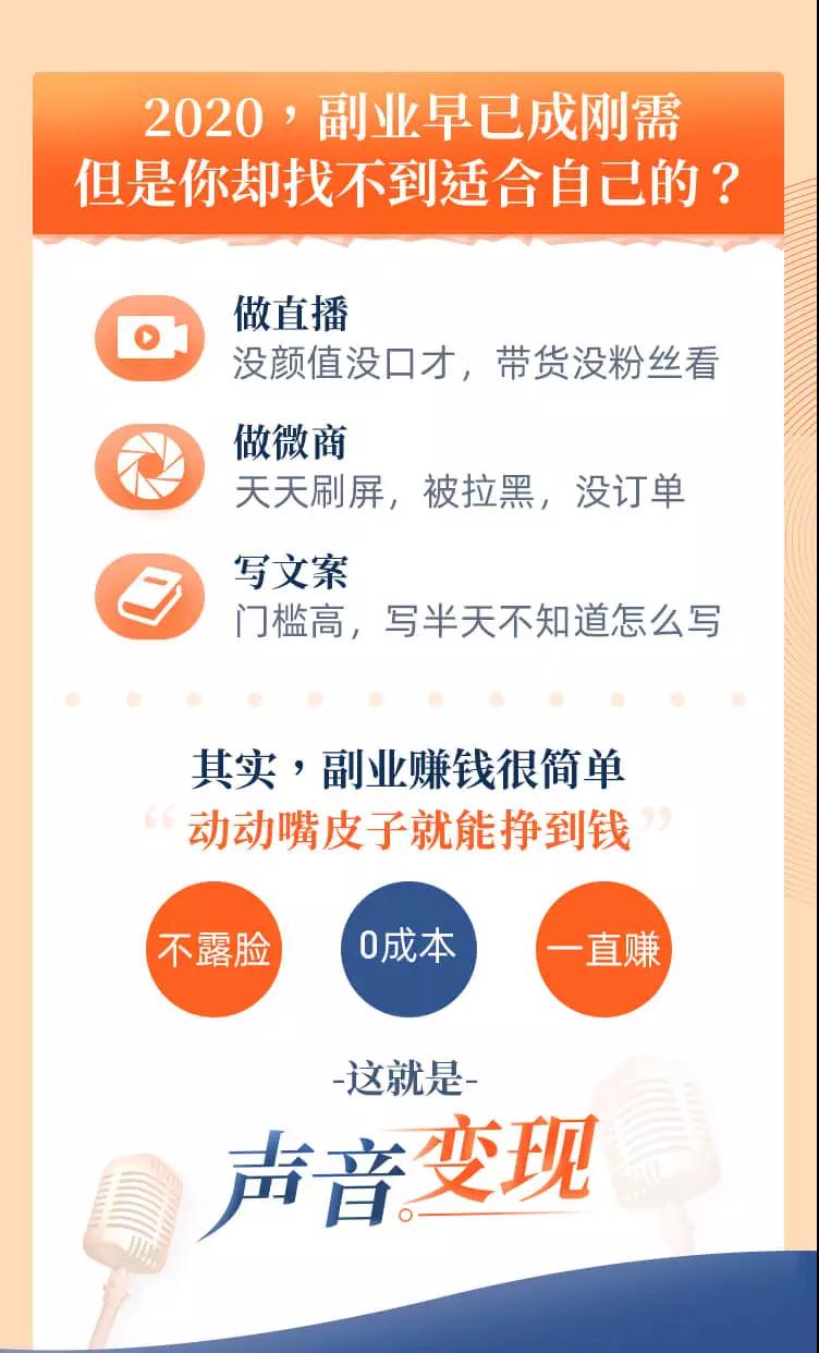 图片[2]-（1401期）每天15分钟，在家做副业【把声音变成钱】声音修炼/变现资源/月入过万 - 副业心选-副业心选