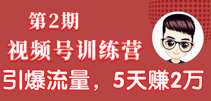 （1532期）视频号训练营第2期：引爆流量疯狂下单，5天赚2万+全流程解析！-副业心选