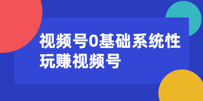 （1624期）视频号0基础系统性玩赚视频号内容运营+引流+快速变现（20节课）-副业心选