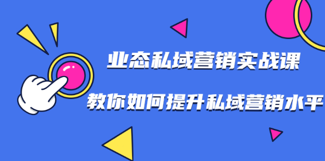 （1782期）7堂业态私域营销实战课，教你如何提升私域营销水平【视频课程】-副业心选
