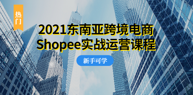 （1951期）2021东南亚跨境电商Shopee实战运营课程，0基础、0经验、0投资的副业项目 - 副业心选-副业心选