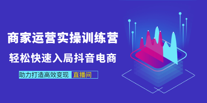 （2998期）商家运营实操训练营，轻松快速入局抖音电商，助力打造高效变现直播间-副业心选