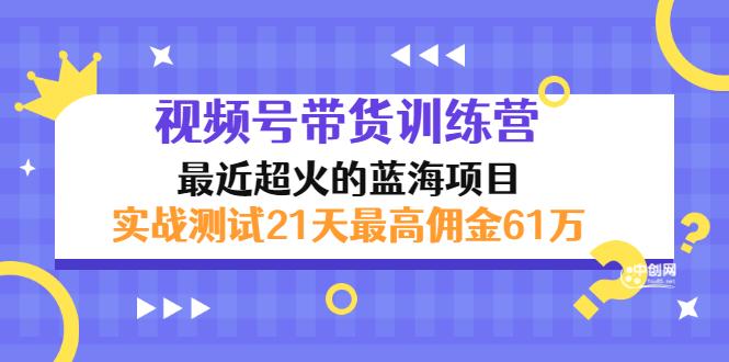 （2946期）外面收899【视频号带货训练营】最近超火：实测21天最高佣金61W(7月4日更新) - 副业心选-副业心选