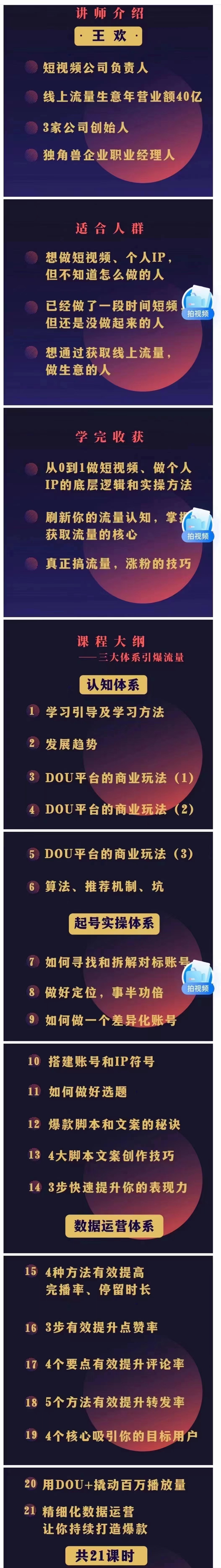 图片[2]-（2641期）短视频陪跑训练营：从0到1实操起号，教你持续打造爆款！ - 副业心选-副业心选