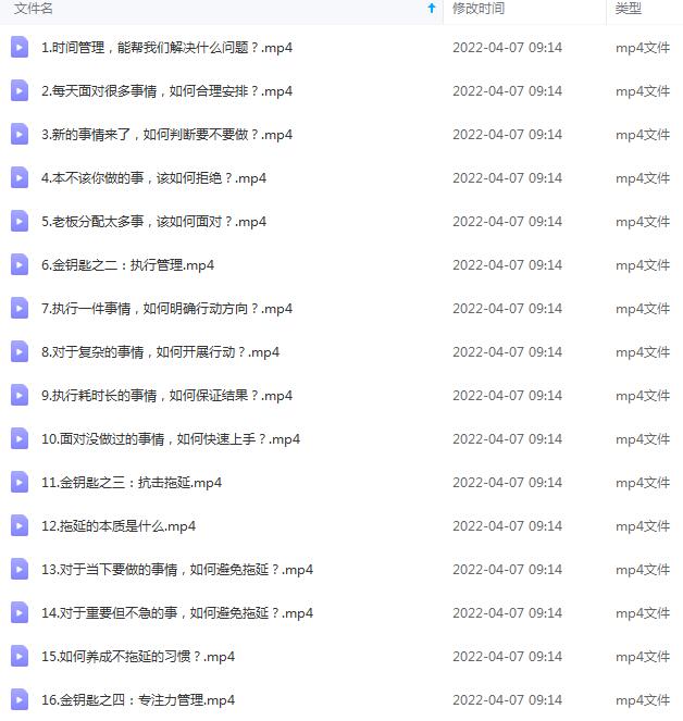 图片[2]-（2493期）《时间管理的5把金钥匙》提升你的时间和生活掌控力 做高效能人士 - 副业心选-副业心选