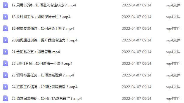 图片[3]-（2493期）《时间管理的5把金钥匙》提升你的时间和生活掌控力 做高效能人士 - 副业心选-副业心选