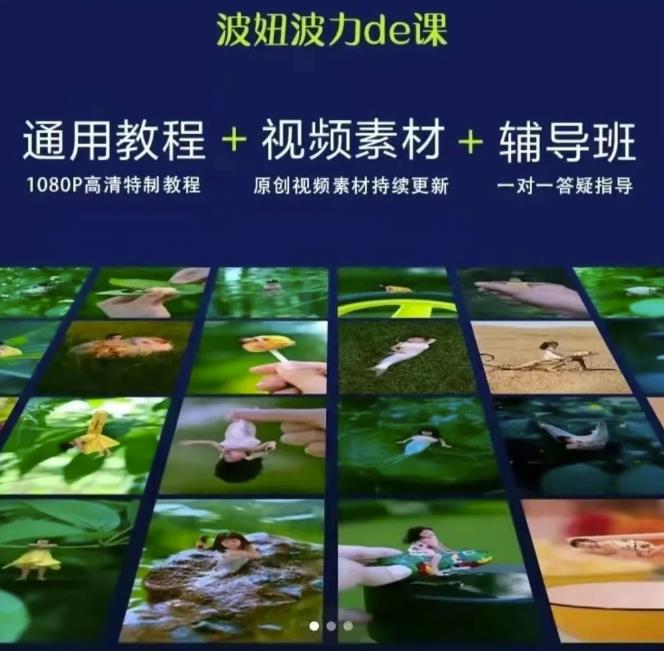 图片[2]-（2420期）波妞波力的视频通用教程+视频素材+辅导班 - 副业心选-副业心选