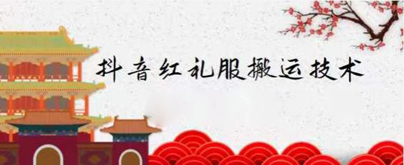 （2235期）抖音红礼服搬运技术，最近很火的搬运方法，外面收大几百 - 副业心选-副业心选