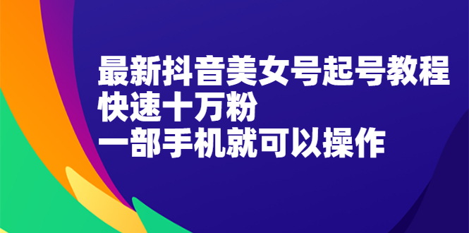 （2096期）最新抖音图文号起号教程，快速十万粉，一部手机就可以操作！-副业心选