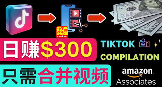 （3360期）搬运Tiktok短视频到Youtube赚钱，只需下载，合并视频，日赚300美元 - 副业心选-副业心选