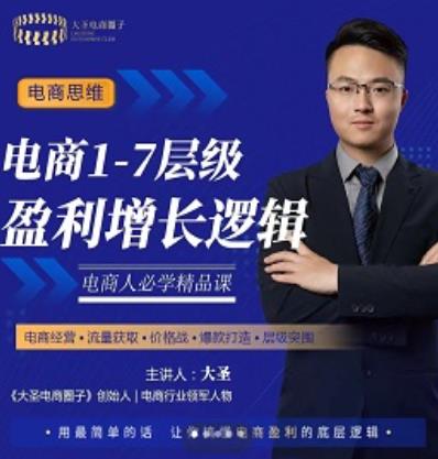 图片[2]-（3403期）电商1-7层级盈利增长底层逻辑课：用简单的话，让你掌握电商盈利的底层逻辑 - 副业心选-副业心选