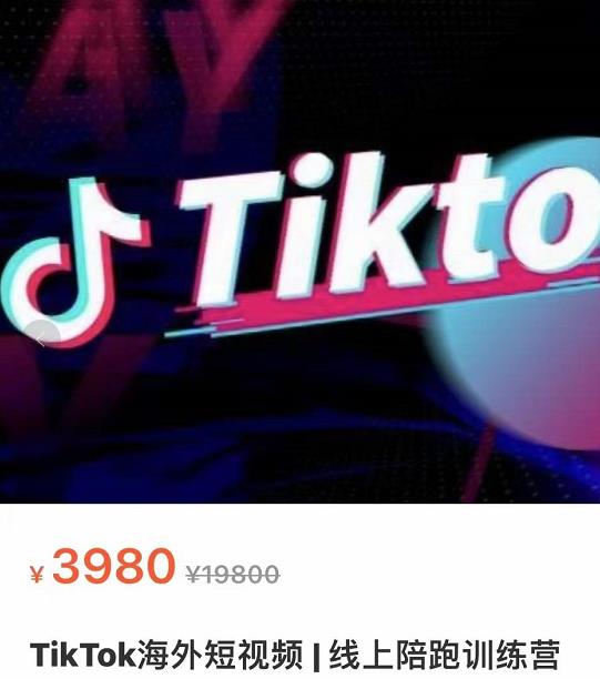 图片[2]-（3509期）TikTok海外抖音短视频线上陪跑训练营，玩赚Tiktok少走弯路 - 副业心选-副业心选