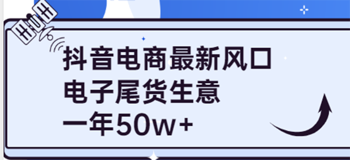 （3723期）抖音电商最新风口，利用信息差做电子尾货生意，一年50w+（7节课+货源渠道) - 副业心选-副业心选