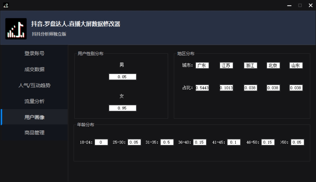 图片[7]-（3764期）【抖音必备】抖抖分析师–某音直播大屏修改器 “大佬”神器【脚本+教程】 - 副业心选-副业心选
