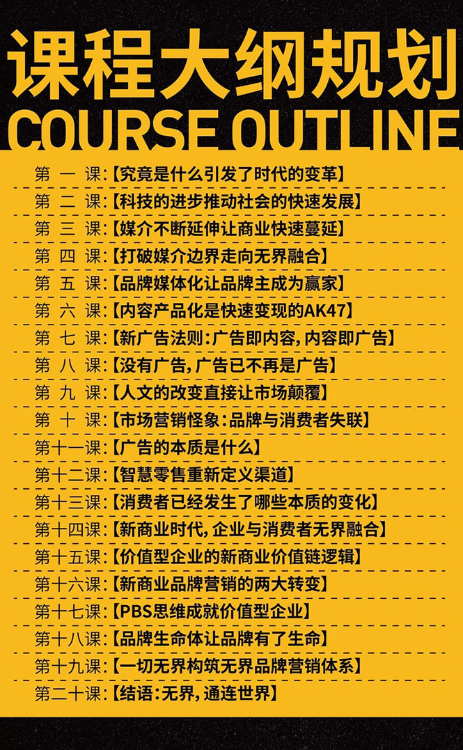 图片[2]-（3001期）无界营销思维转型课：1000个品牌实操经验，助你销量倍增（20节视频） - 副业心选-副业心选