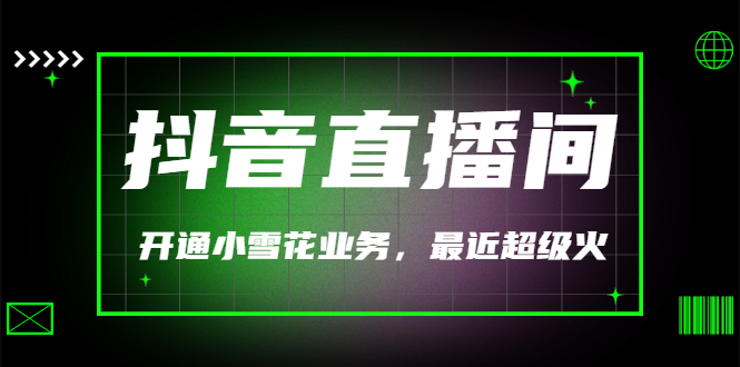 （3010期）（外面割288）最近超火的抖音直播间开通小雪花业务 - 副业心选-副业心选