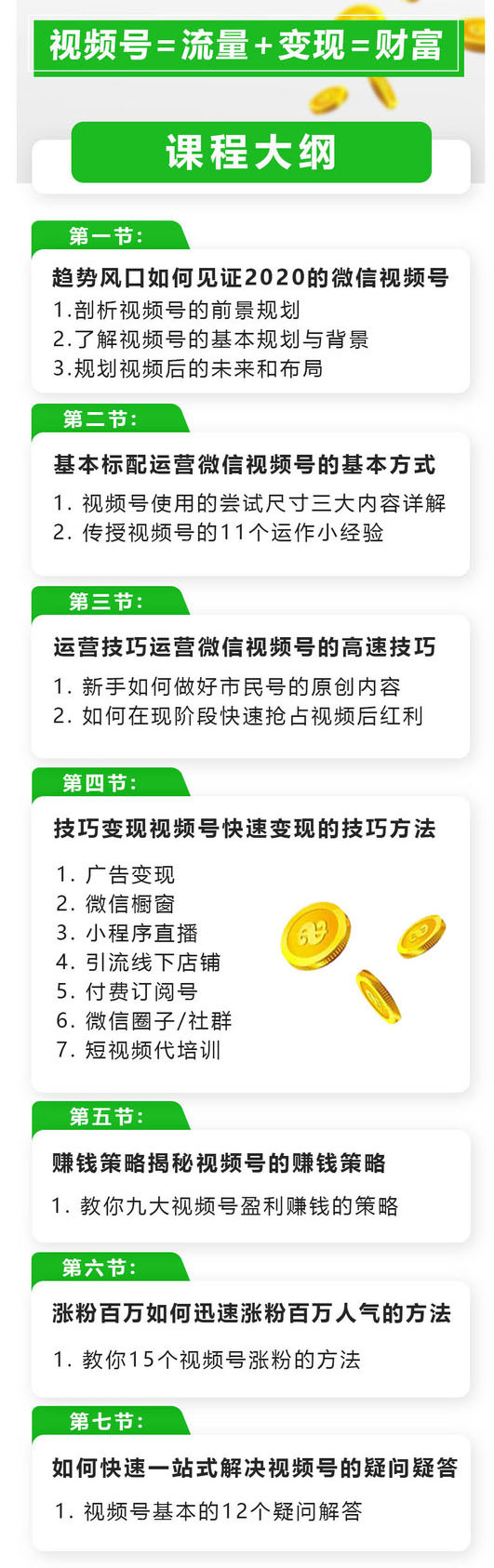 图片[2]-（3020期）玩转微信视频号赚钱：小白变大咖 涨粉百万 实现快速变现1000万的现金流 - 副业心选-副业心选