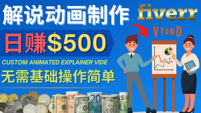 （4286期）制作解说类动画视频（Animated Explainer）日赚500美元以上 – 0基础可操作-副业心选