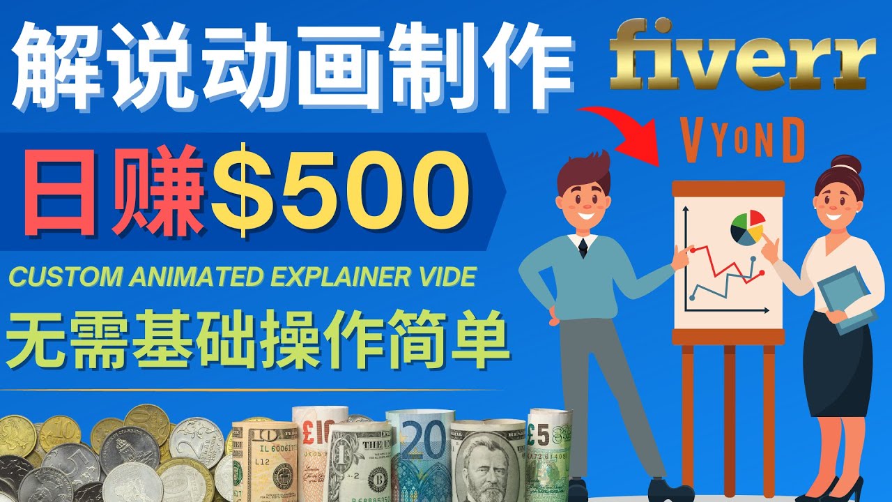 （4286期）制作解说类动画视频（Animated Explainer）日赚500美元以上 – 0基础可操作 - 副业心选-副业心选