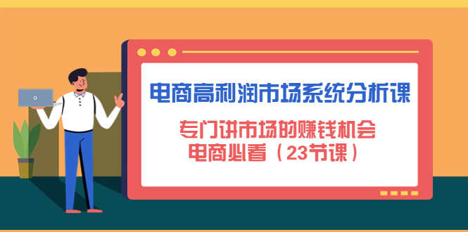 （4572期）电商高利润市场系统分析课：专门讲市场的赚钱机会，电商必看（23节课） - 副业心选-副业心选