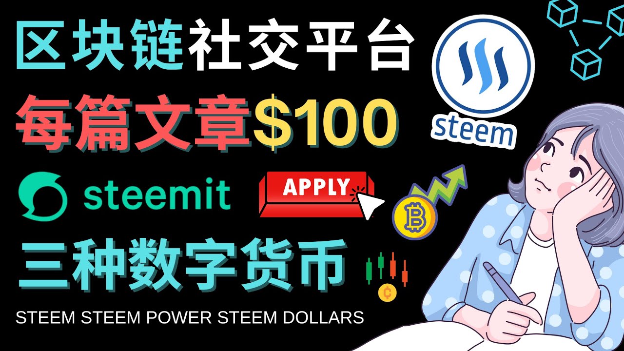 （4603期）区块链的社交媒体平台Steemit，每篇文章赚100美元 – 注册流程和盈利模式 - 副业心选-副业心选