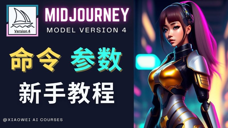 （4873期）Midjourney新手入门教程，轻松创作顶级图像，命令参数-新手教程-副业心选