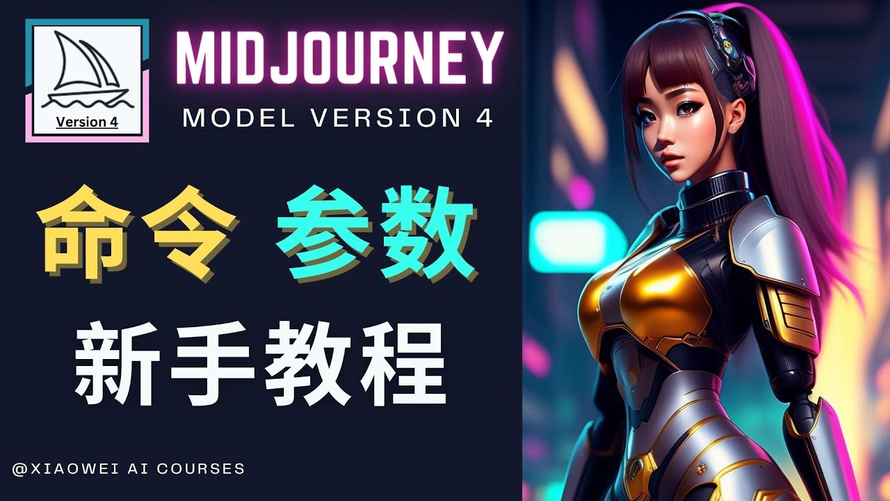 （4873期）Midjourney新手入门教程，轻松创作顶级图像，命令参数-新手教程 - 副业心选-副业心选