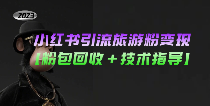 （5154期）小红书引流旅游粉变现，一个月收入过万【粉包回收+技术指导】-副业心选