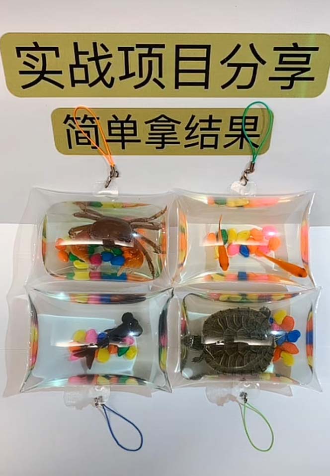 图片[3]-（5392期）最近抖音很火的泡泡鱼手工小成本地摊创业项目，日賺500+项目课程解析 - 副业心选-副业心选