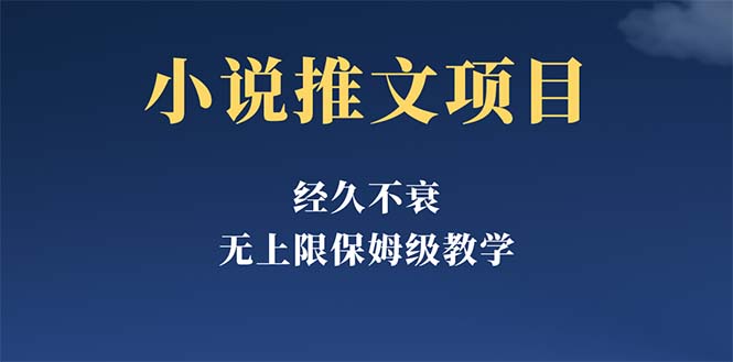 （5666期）经久不衰的小说推文项目，单号月5-8k，保姆级教程，纯小白都能操作-副业心选