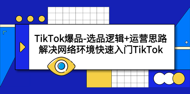 （5657期）TikTok爆品-选品逻辑+运营思路：解决网络环境快速入门TikTok-副业心选