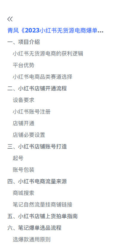 图片[3]-（5723期）小红书无货源电商爆单终极版【视频教程+实战手册】保姆级实操从0起店爆单 - 副业心选-副业心选