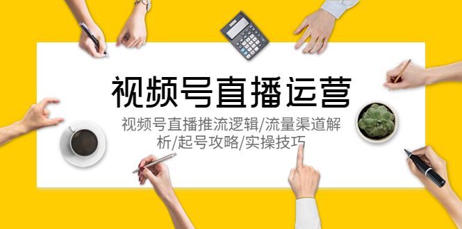 （5730期）视频号直播运营，视频号直播推流逻辑/流量渠道解析/起号攻略/实操技巧 - 副业心选-副业心选