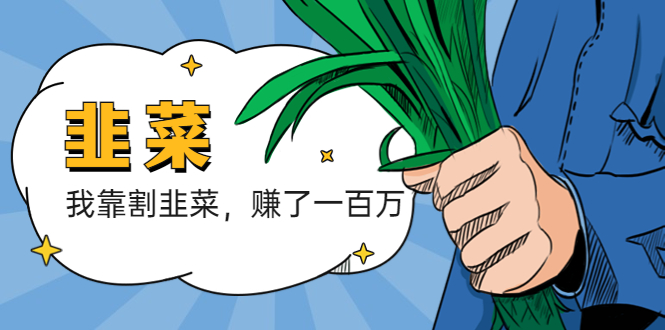 （5765期）我靠割韭菜 赚了一百万 - 副业心选-副业心选