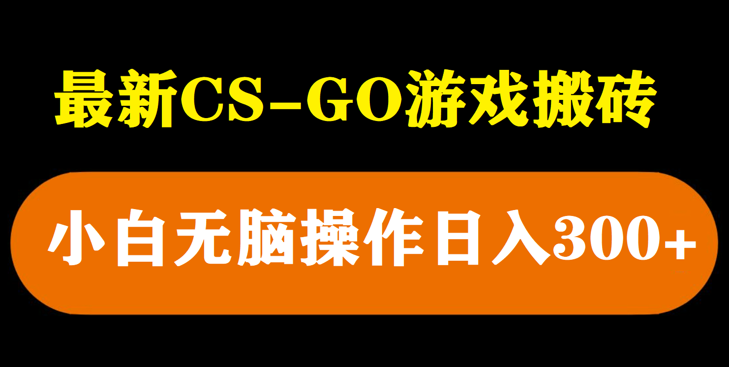 （5760期）最新csgo游戏搬砖游戏，无需挂机小白无脑也能日入300+ - 副业心选-副业心选