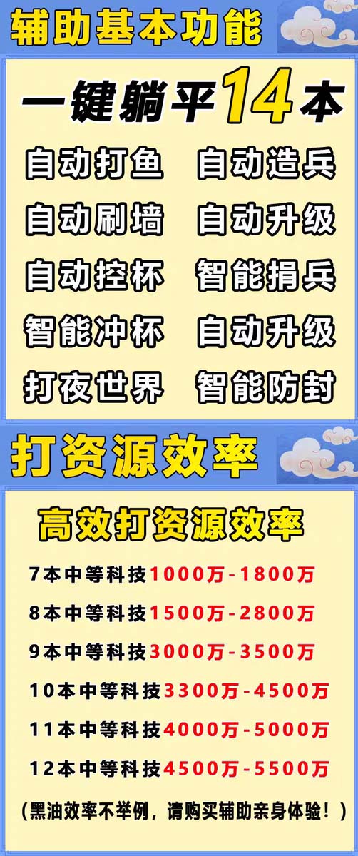 图片[6]-（6060期）最新coc部落冲突辅助脚本，自动刷墙刷资源捐兵布阵宝石【永久脚本+教程】 - 副业心选-副业心选