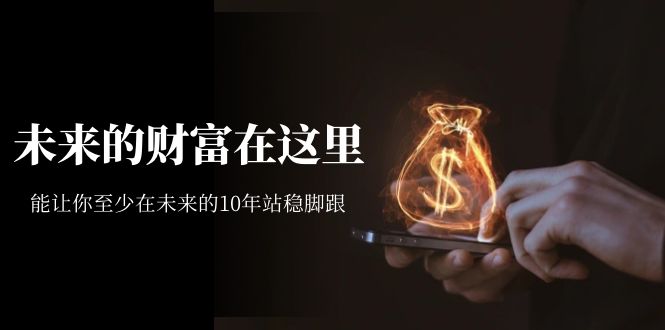 （7164期）某收费文章《未来的财富在这里》能让你至少在未来的10年站稳脚跟-副业心选