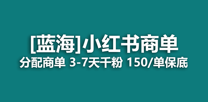 （7349期）2023蓝海项目，小红书商单，快速千粉，长期稳定，最强蓝海没有之一 - 副业心选-副业心选