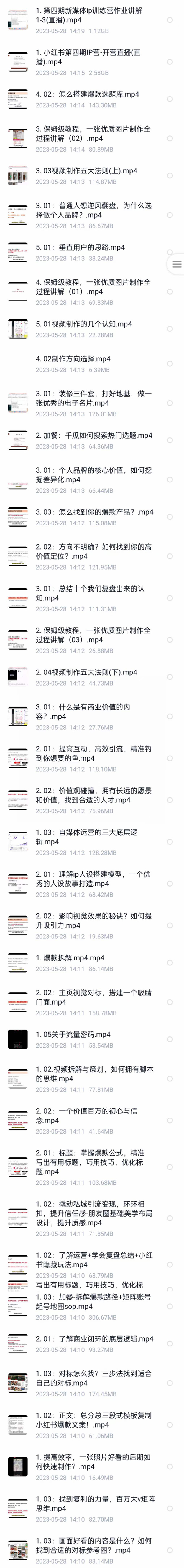 图片[2]-（7413期）自媒体-成长IP训练营【第4期】：带你从0到1跑通小红书-闭环（39节） - 副业心选-副业心选