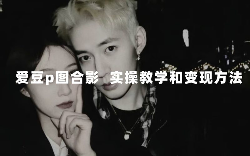 （7558期）最新玩法 与爱豆p图合照爆火  10分钟教会你 实操日入300+-副业心选