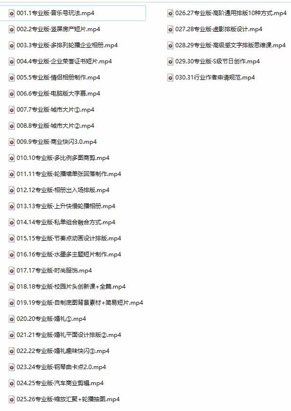 图片[2]-（7663期）全能剪辑-创作人 剪映专业版实战系统训练营 课程+安装包＋素材！ - 副业心选-副业心选