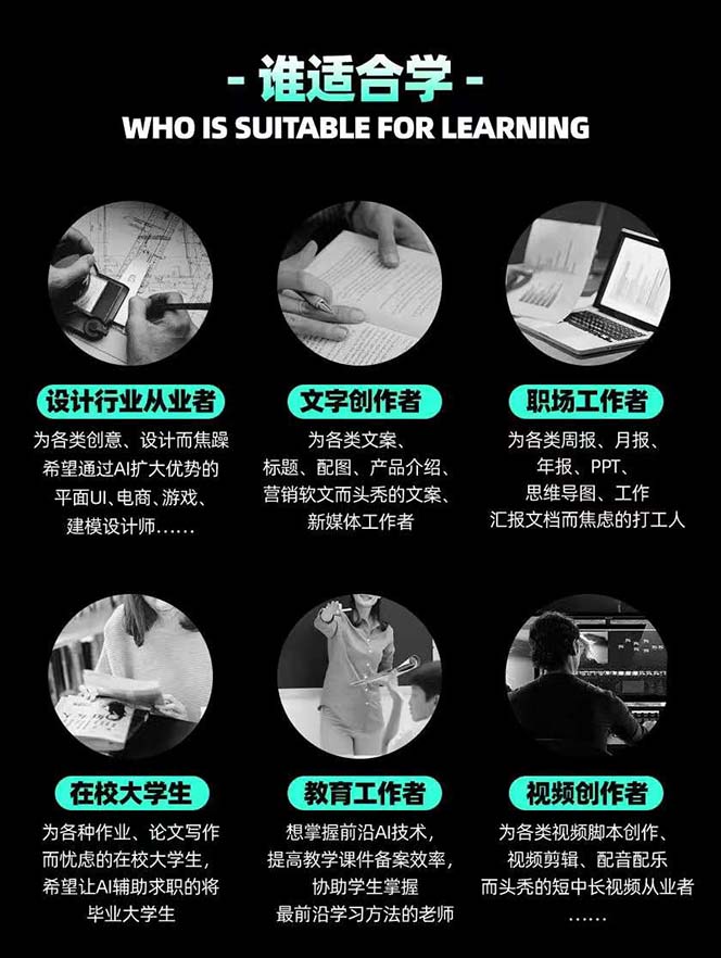 图片[6]-（7679期）AIGC-全能特训营第3期：一次掌握14大主流AI工具，A1工具通识，一网打尽 - 副业心选-副业心选
