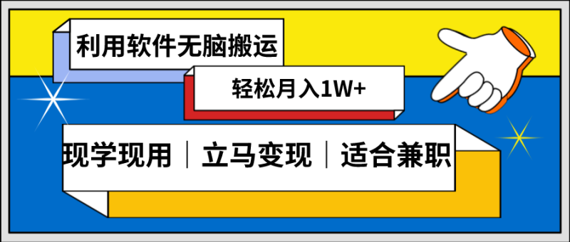 （8496期）低密度新赛道 视频无脑搬 一天1000+几分钟一条原创视频 零成本零门槛超简单-副业心选