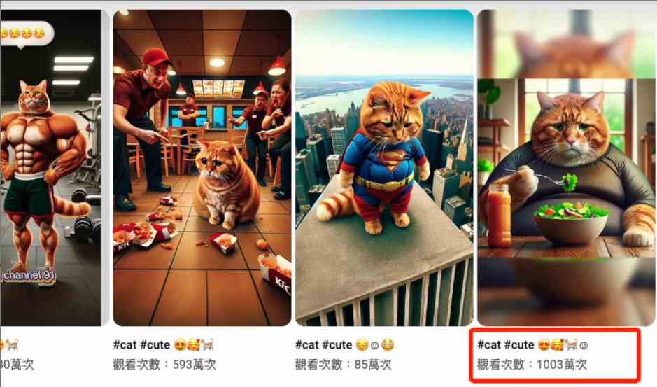 图片[3]-（9114期）AI貓咪剧情号，30天涨粉100w，制作简单，一个视频全网分发，轻松月入1W+ - 副业心选-副业心选