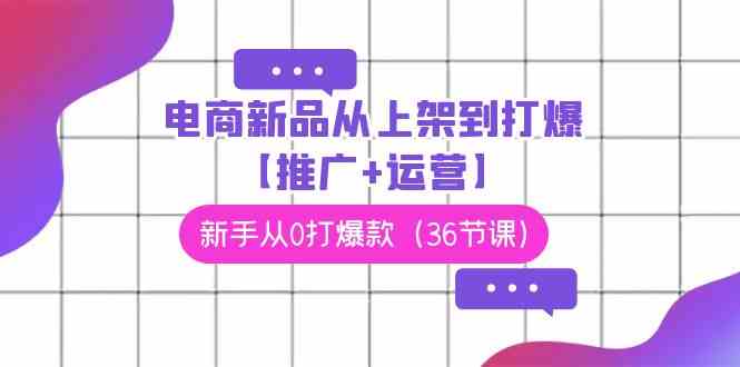（9286期）电商 新品从上架到打爆【推广+运营】，新手从0打爆款（36节课） - 副业心选-副业心选