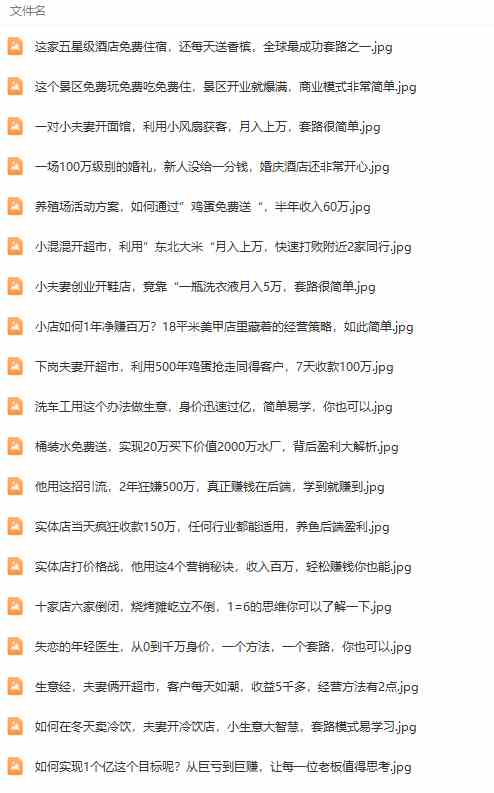 图片[4]-（9607期）真实有效391套商业模式，年入几十到几百万案例解析（电子书+视频+图文） - 副业心选-副业心选